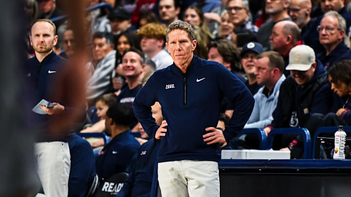 Gonzaga Bulldogs head coach Mark Few. Gonzaga Bulldogs head coach Mark Few.