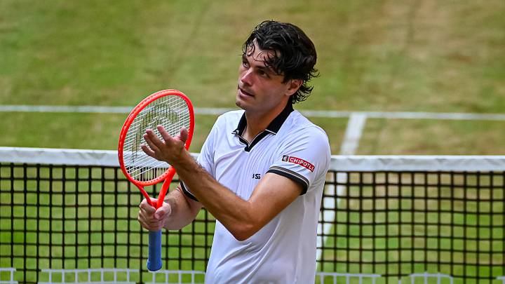 Taylor Fritz defeated Alexander Zverev in the Halle Open. Taylor Fritz defeated Alexander Zverev in the Halle Open.