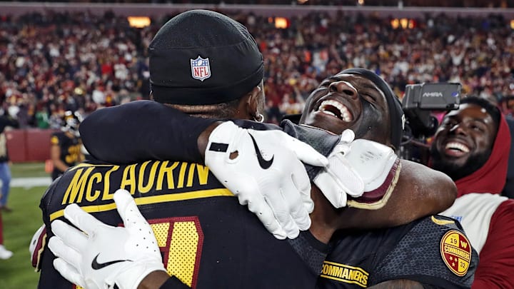 Terry McLaurin and Mike Sainristil