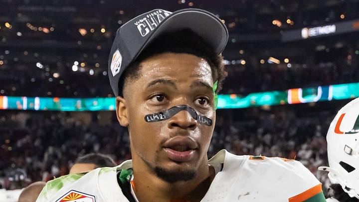 Miami Hurricanes wide receiver CJ Daniels. Miami Hurricanes wide receiver CJ Daniels.