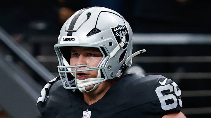 Aug 13, 2026; Paradise, Nevada, USA; Las Vegas Raiders center Tyler Linderbaum (65) walks off the field after the Raiders score a touchdown during the game against the Arizona Cardinals at Allegiant Stadium. Mandatory Credit: David Brytus-Imagn Images Aug 13, 2026; Paradise, Nevada, USA; Las Vegas Raiders center Tyler Linderbaum (65) walks off the field after the Raiders score a touchdown during the game against the Arizona Cardinals at Allegiant Stadium. Mandatory Credit: David Brytus-Imagn Images