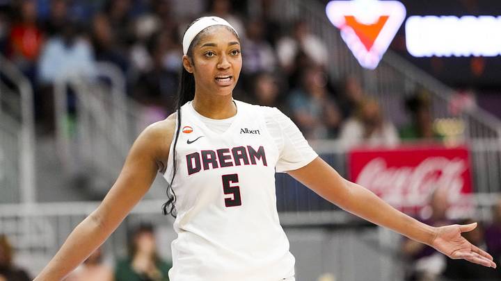 Atlanta Dream forward Angel Reese (5) Atlanta Dream forward Angel Reese (5)