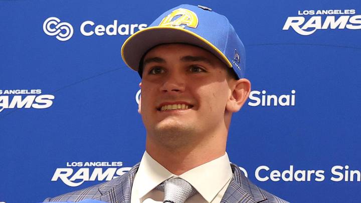 Los Angeles Rams first-round draft pick Ty Simpson.