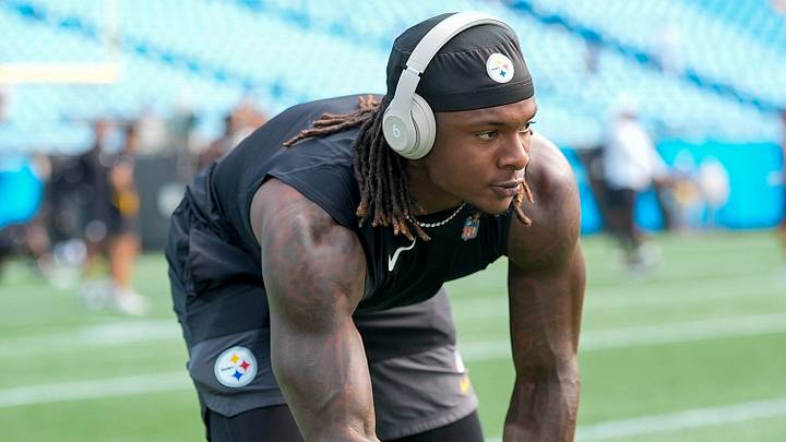 Pittsburgh Steelers running back Kaleb Johnson Pittsburgh Steelers running back Kaleb Johnson