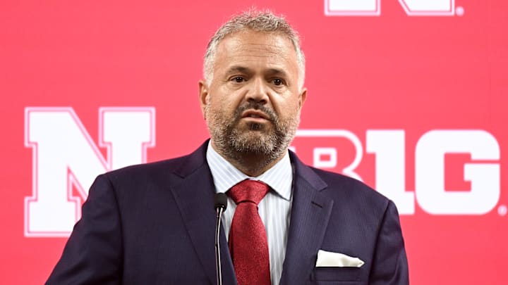 Nebraska Cornhuskers head coach Matt Rhule.
