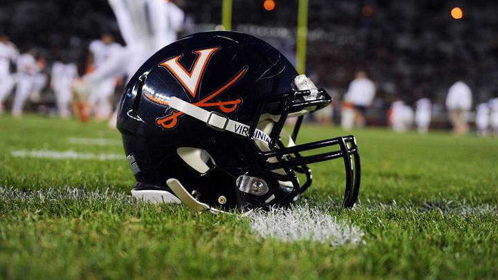 Nov 8, 2014; Tallahassee, FL, USA; Virginia Cavaliers helmet before the game against the Florida State Seminoles at Doak Campbell Stadium. Mandatory Credit: Melina Vastola-Imagn Images Nov 8, 2014; Tallahassee, FL, USA; Virginia Cavaliers helmet before the game against the Florida State Seminoles at Doak Campbell Stadium. Mandatory Credit: Melina Vastola-Imagn Images