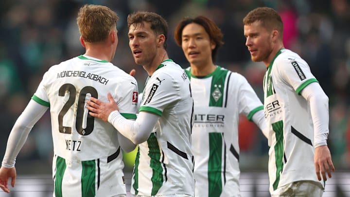 Gladbach gegen Bremen am 26. Spieltag