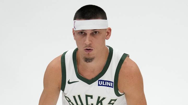 Milwaukee Bucks guard Tyler Herro (11) poses for a photo during media day on September 28, 2026.
