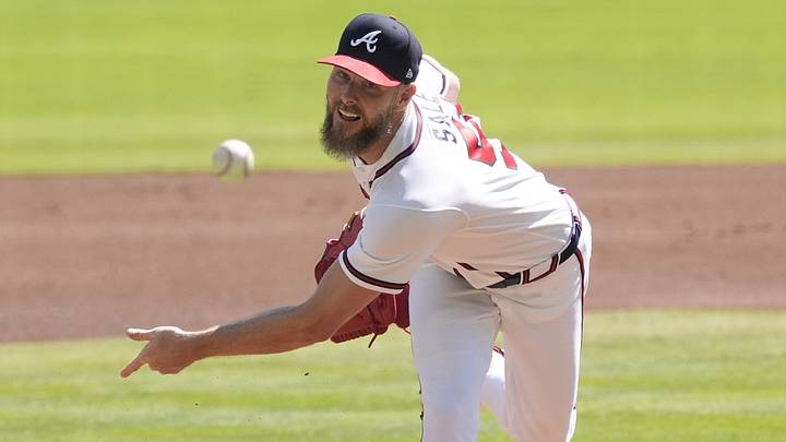 Chris Sale logged the longest playoff start of his career (6 1/3 innings) on Tuesday against the Phillies. Chris Sale logged the longest playoff start of his career (6 1/3 innings) on Tuesday against the Phillies.