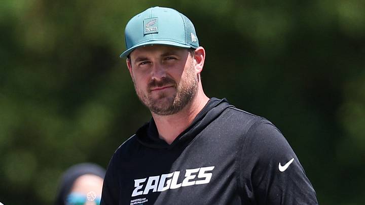 Philadelphia Eagles offensive coordinator Sean Mannion 