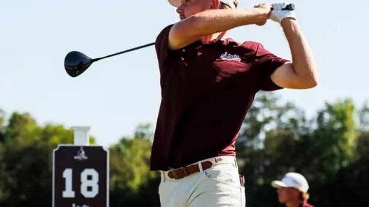 Mississippi State's Garrett Endicott during the Mossy Oak Collegiate at Mossy Oak Golf Club in West Point, MS.