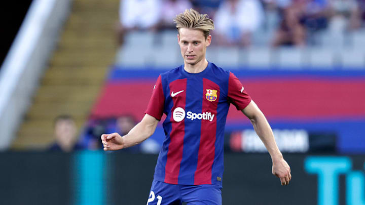 Frenkie de Jong salió lesionado del juego ante el Celta de Vigo 