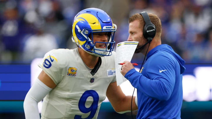 Sean McVay hopes quarterback Matthew Stafford returns for the 2026 season. Sean McVay hopes quarterback Matthew Stafford returns for the 2026 season.
