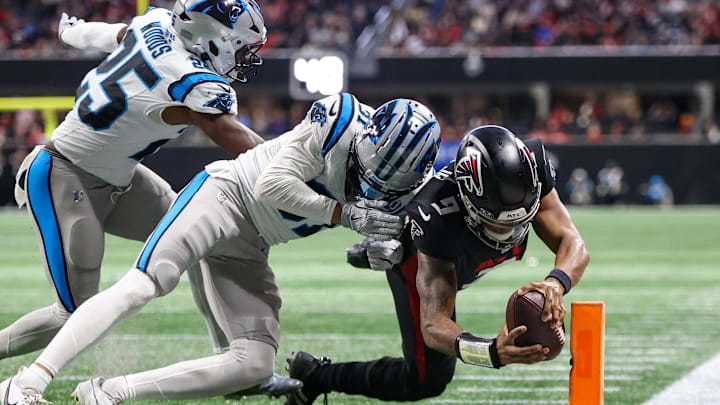 Atlanta Falcons quarterback Michael Penix Jr. set a new career high in passing yards Sunday against the Carolina Panthers.