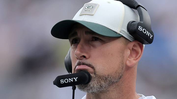 Green Bay Packers coach Matt LaFleur is shown during the game against the Jets. Green Bay Packers coach Matt LaFleur is shown during the game against the Jets.