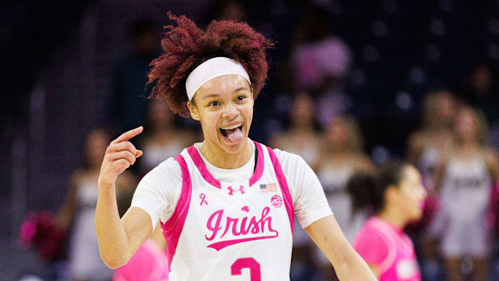 Notre Dame guard Hannah Hidalgo