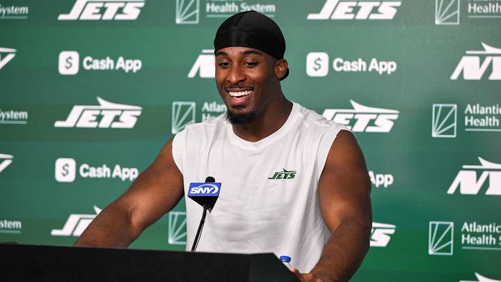 New York Jets running back Breece Hall New York Jets running back Breece Hall