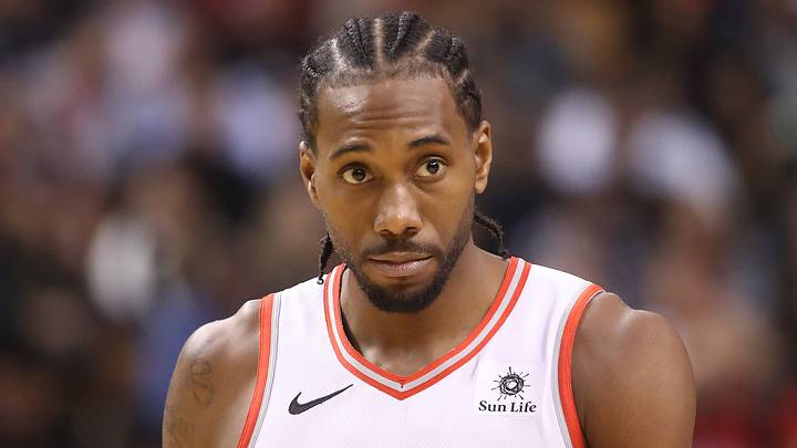 Oct 19, 2018; Toronto, Ontario, CAN; Toronto Raptors forward Kawhi Leonard (2) Tom Szczerbowski-USA TODAY Sports Oct 19, 2018; Toronto, Ontario, CAN; Toronto Raptors forward Kawhi Leonard (2) Tom Szczerbowski-USA TODAY Sports