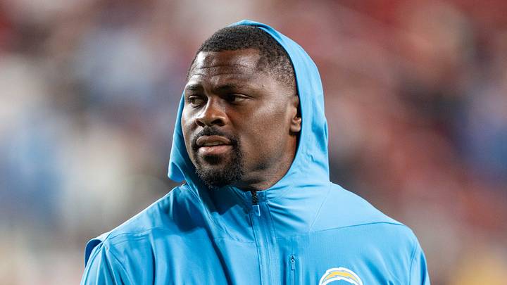 Los Angeles Chargers linebacker Khalil Mack (52) looks on 