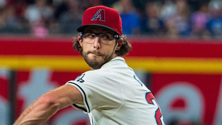 Sep 15, 2024; Phoenix, Arizona, USA; Arizona Diamondbacks starting pitcher Zac Gallen (23) on the mound in the fifth inning during a game against the Milwaukee Brewers at Chase Field. Mandatory Credit: Allan Henry-Imagn Images Sep 15, 2024; Phoenix, Arizona, USA; Arizona Diamondbacks starting pitcher Zac Gallen (23) on the mound in the fifth inning during a game against the Milwaukee Brewers at Chase Field. Mandatory Credit: Allan Henry-Imagn Images