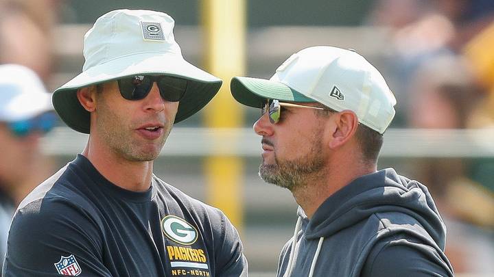 Green Bay Packers defensive coordinator Jonathan Gannon talks with head coach Matt LaFleur during practice on Tuesday, Aug. 4, 2026, at Ray Nitschke Field in Ashwaubenon, Wisconsin.
Tork Mason/USA TODAY NETWORK-Wisconsin Green Bay Packers defensive coordinator Jonathan Gannon talks with head coach Matt LaFleur during practice on Tuesday, Aug. 4, 2026, at Ray Nitschke Field in Ashwaubenon, Wisconsin.
Tork Mason/USA TODAY NETWORK-Wisconsin