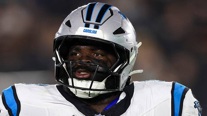 Carolina Panthers defensive lineman Lee Hunter 