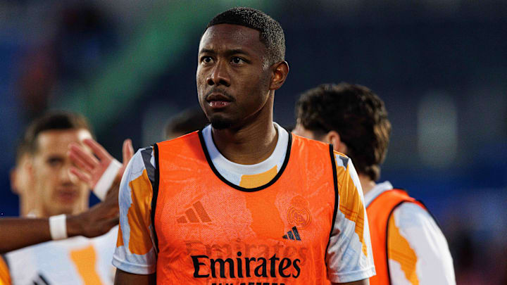 Alaba’s time on the sidelines has been extended.