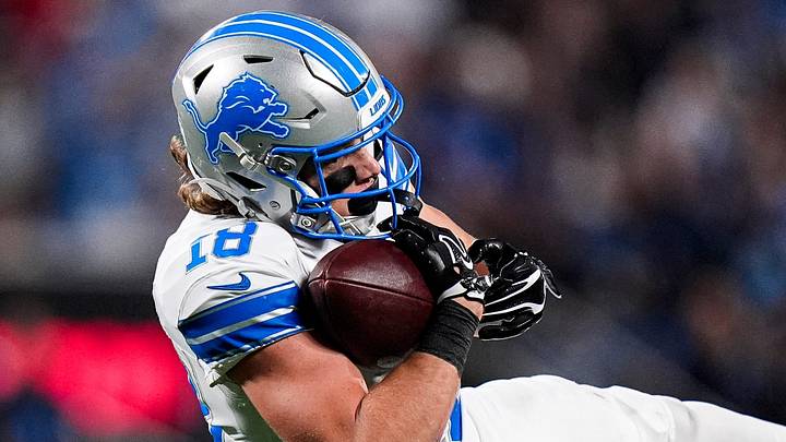 Detroit Lions wide receiver Isaac TeSlaa Detroit Lions wide receiver Isaac TeSlaa