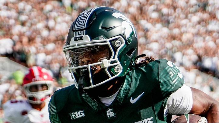 Michigan State's Rodney Bullard Jr. runs for a touchdown against Youngstown State during the first quarter on Saturday, Sept. 13, 2025, at Spartan Stadium in East Lansing. Michigan State's Rodney Bullard Jr. runs for a touchdown against Youngstown State during the first quarter on Saturday, Sept. 13, 2025, at Spartan Stadium in East Lansing.