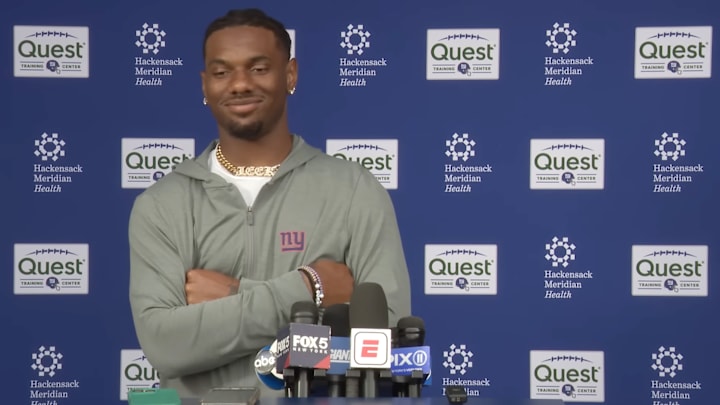 Nabers will be catching passes from his sixth starting quarterback in two seasons.