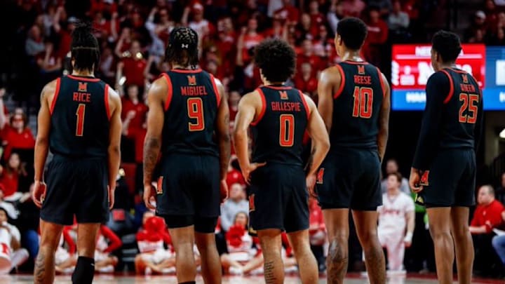 Maryland Basketball starting five
