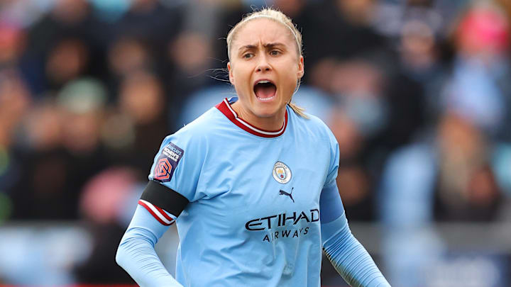 Steph Houghton has regained full fitness for Man City this season Steph Houghton has regained full fitness for Man City this season
