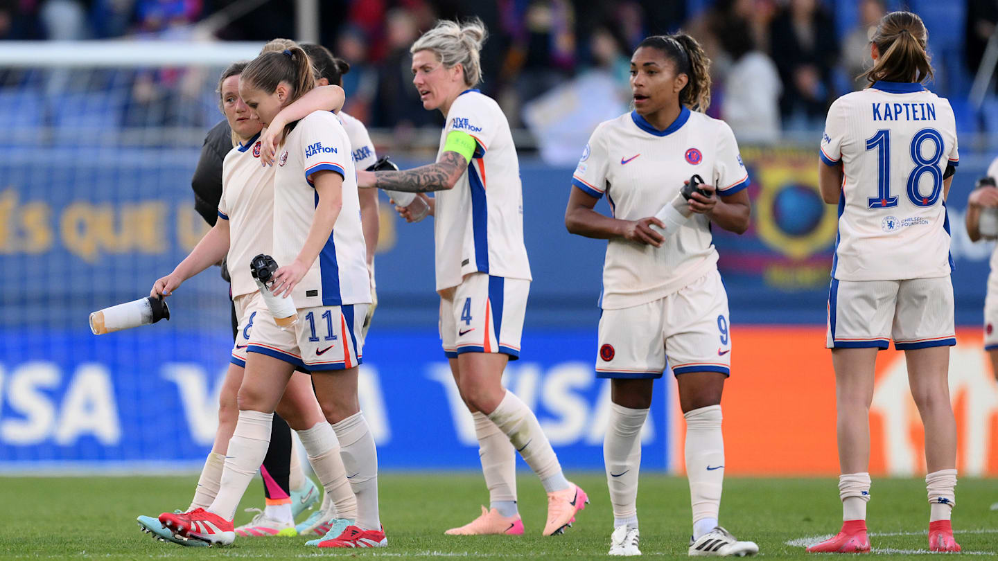 Battered Chelsea head into the second tie of the UWCL with a brutal 1-4 deficit against Barcelona