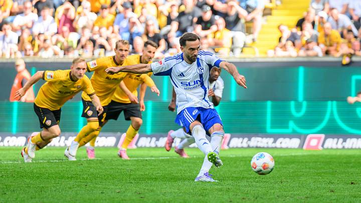 Kenan Karaman entschied das letzte Duell in Dresden mit seinem Elfmeter
