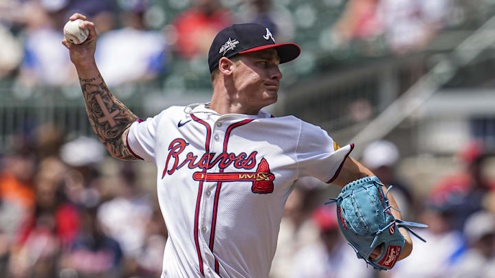 The Braves starter took a major step in his recovery