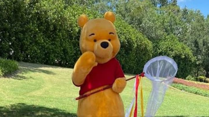Winnie the Pooh at EPCOT. Photo by Matthew Liebl