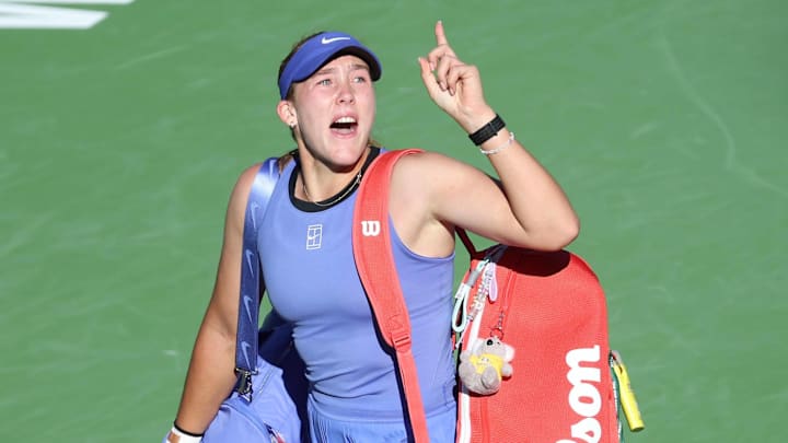 Mirra Andreeva shouted at fans following her Indian Wells loss.