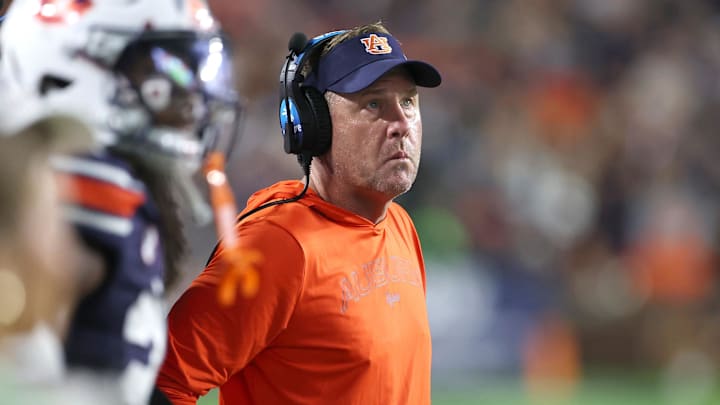 Auburn Tigers head coach Hugh Freeze has watched his quarterbacks throw eight interceptions in their two losses.