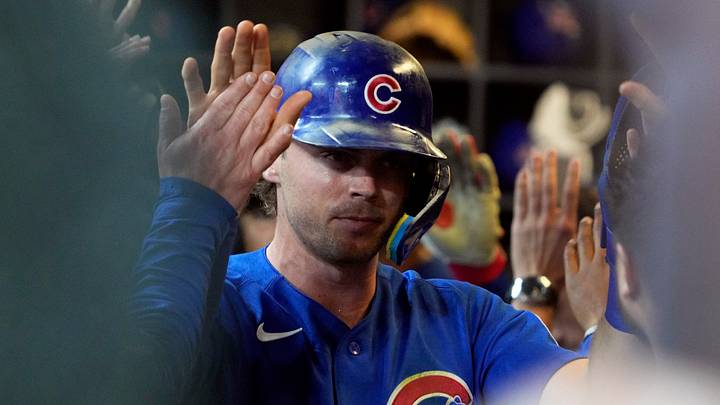Sep 8, 2026; Milwaukee, Wisconsin, USA; Chicago Cubs second baseman Nico Hoerner (2) celebrates after the Cubs score two runs in the ninth inning against the Milwaukee Brewers at American Family Field. Mandatory Credit: Michael McLoone-Imagn Images Sep 8, 2026; Milwaukee, Wisconsin, USA; Chicago Cubs second baseman Nico Hoerner (2) celebrates after the Cubs score two runs in the ninth inning against the Milwaukee Brewers at American Family Field. Mandatory Credit: Michael McLoone-Imagn Images