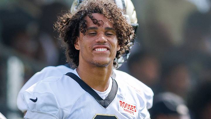 New Orleans Saints wide receiver Jordyn Tyson New Orleans Saints wide receiver Jordyn Tyson