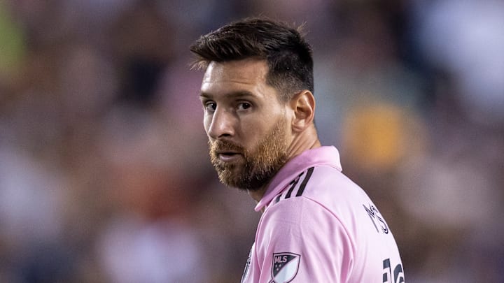 Lionel Messi face au New York Red Bulls