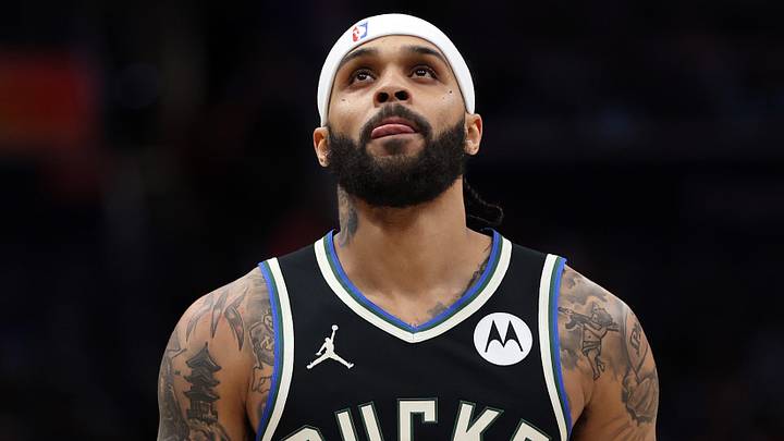 Milwaukee Bucks guard Gary Trent Jr. (5) looks on during the first half against the Washington Wizards at Capital One Arena on January 29, 2026.