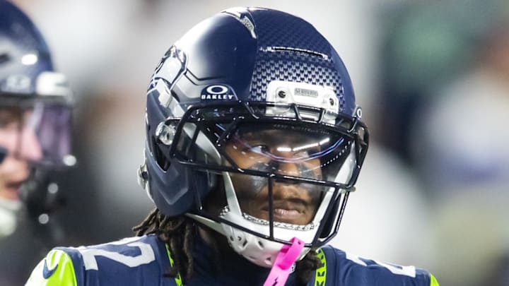 Feb 8, 2026; Santa Clara, CA, USA; Seattle Seahawks wide receiver Rashid Shaheed (22) against the New England Patriots during Super Bowl LX at Levi's Stadium. Mandatory Credit: Mark J. Rebilas-Imagn Images Feb 8, 2026; Santa Clara, CA, USA; Seattle Seahawks wide receiver Rashid Shaheed (22) against the New England Patriots during Super Bowl LX at Levi's Stadium. Mandatory Credit: Mark J. Rebilas-Imagn Images