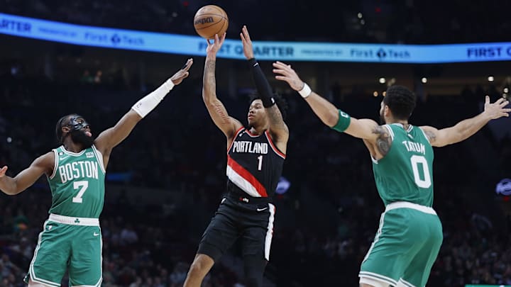 Will Anfernee Simons ever wear Boston Celtics green?
