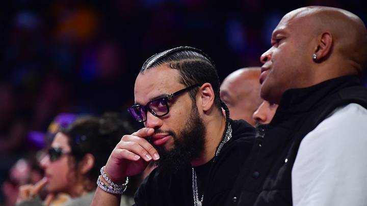 Phoenix Suns player Dillon Brooks attends Game 4 of the second round of the 2026 NBA Playoffs at Crypto.com Arena.