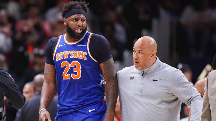 Rick Brunson, Jalen's father, is an assistant coach with the Knicks.