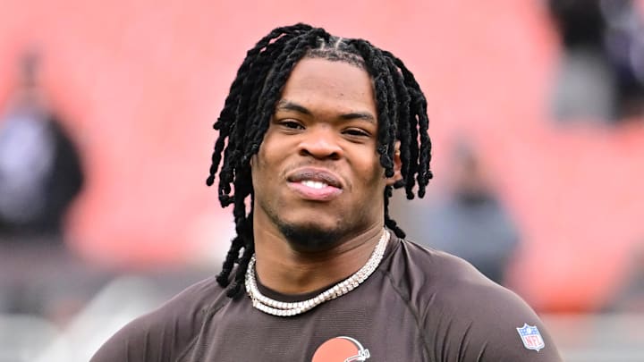 Cleveland Browns running back Quinshon Judkins Cleveland Browns running back Quinshon Judkins