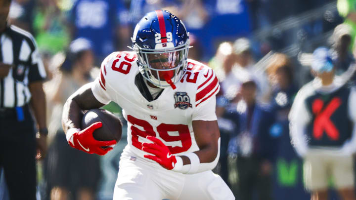 New York Giants running back Tyrone Tracy Jr. 