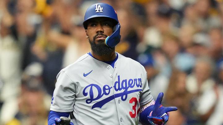 National League Championship Series: Los Angeles Dodgers v Milwaukee Brewers - Game One National League Championship Series: Los Angeles Dodgers v Milwaukee Brewers - Game One