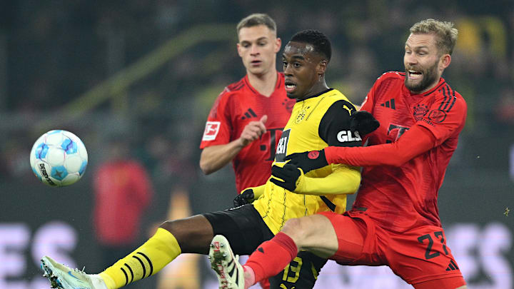 Harte Zweikämpfe bei Bayern gegen Dortmund